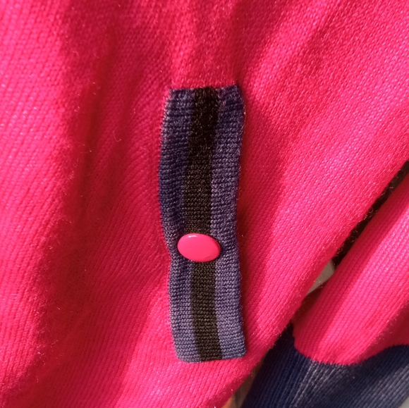 Lacoste Pink and Navy Cardigan - Picture 11 of 11